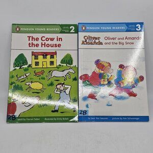 The Cow in the House & Oliver and Amando Books Penguin Young Readers Level 2